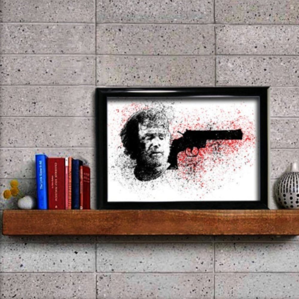 Fan Art The Walking Dead Rick Printed Picture